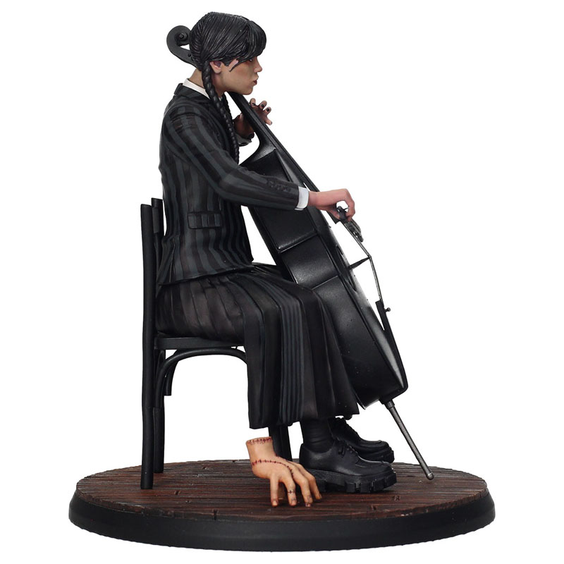 Wednesday Statue PVC Mercredi & Violoncelle 15cm